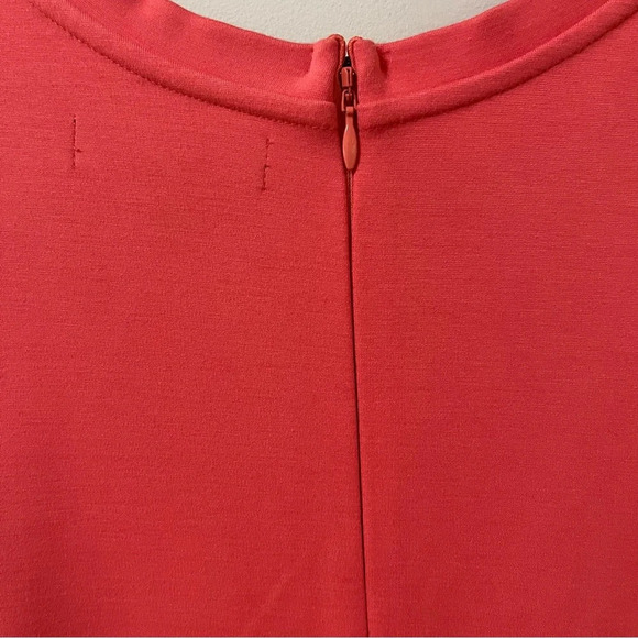 Banana Republic Pink Sleeveless Fit and Flare Cocktail Dress Pockets Size 8 - Picture 5 of 8